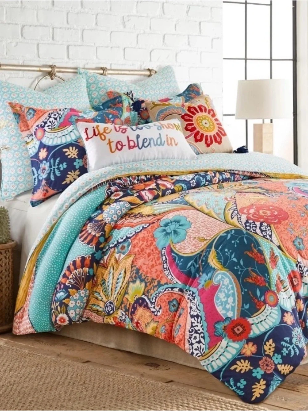 Levtex Jules Reversible 3-Pc. Duvet Cover Set, King